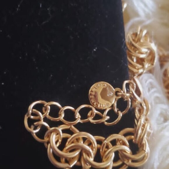 💃 Gold tone Imitation Pearl, Flower Currency & Bead Strand Necklace. 🌴 - Picture 5 of 9